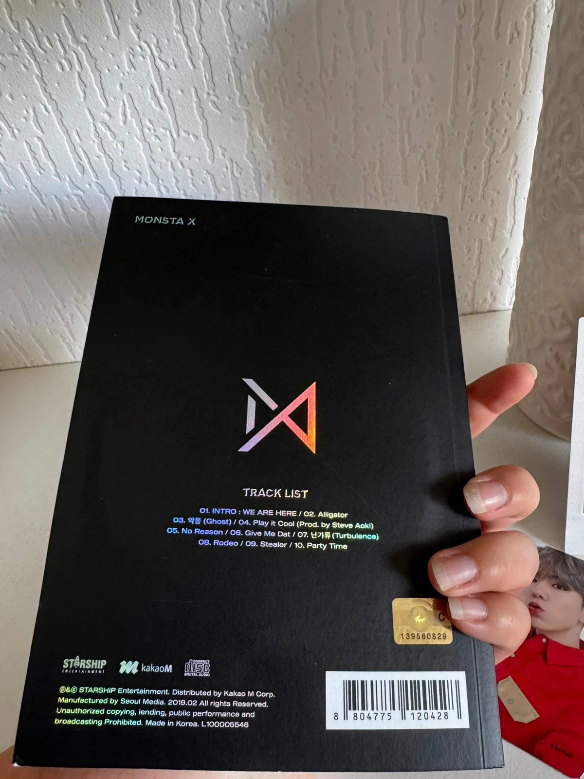 Monsta X We Are Here (Version 1) Très bon état + 2 photocards 💙 – photo 5